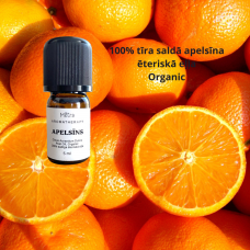 Saldā apelsīna ēteriskā eļļa, Organic