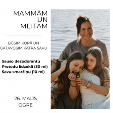 Aromterapijas meistarklase mammām un meitām, 26.maijs 